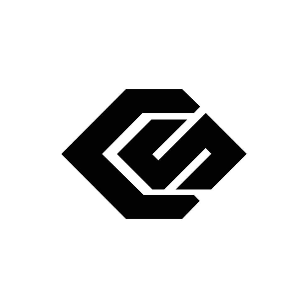 Letter Cs modern unique logo idea vector