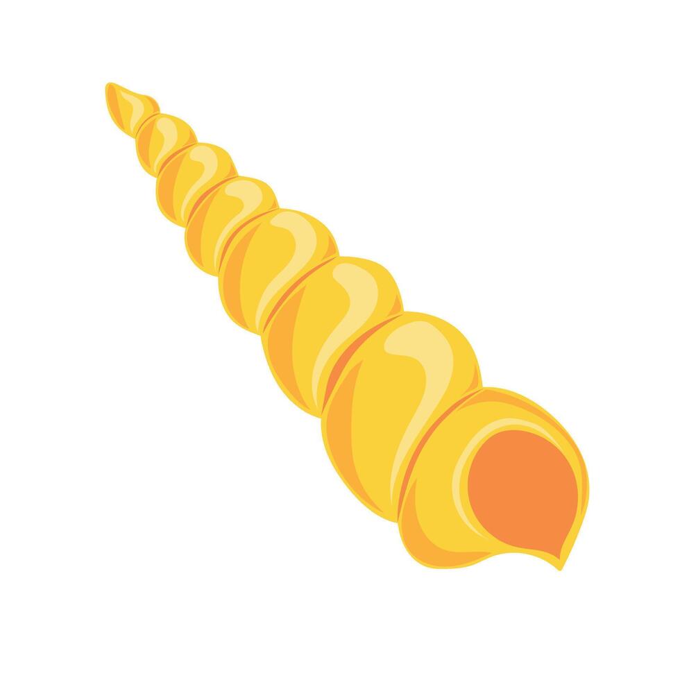 Hand drawn seashell. Shellfish. Marine dwellers vector