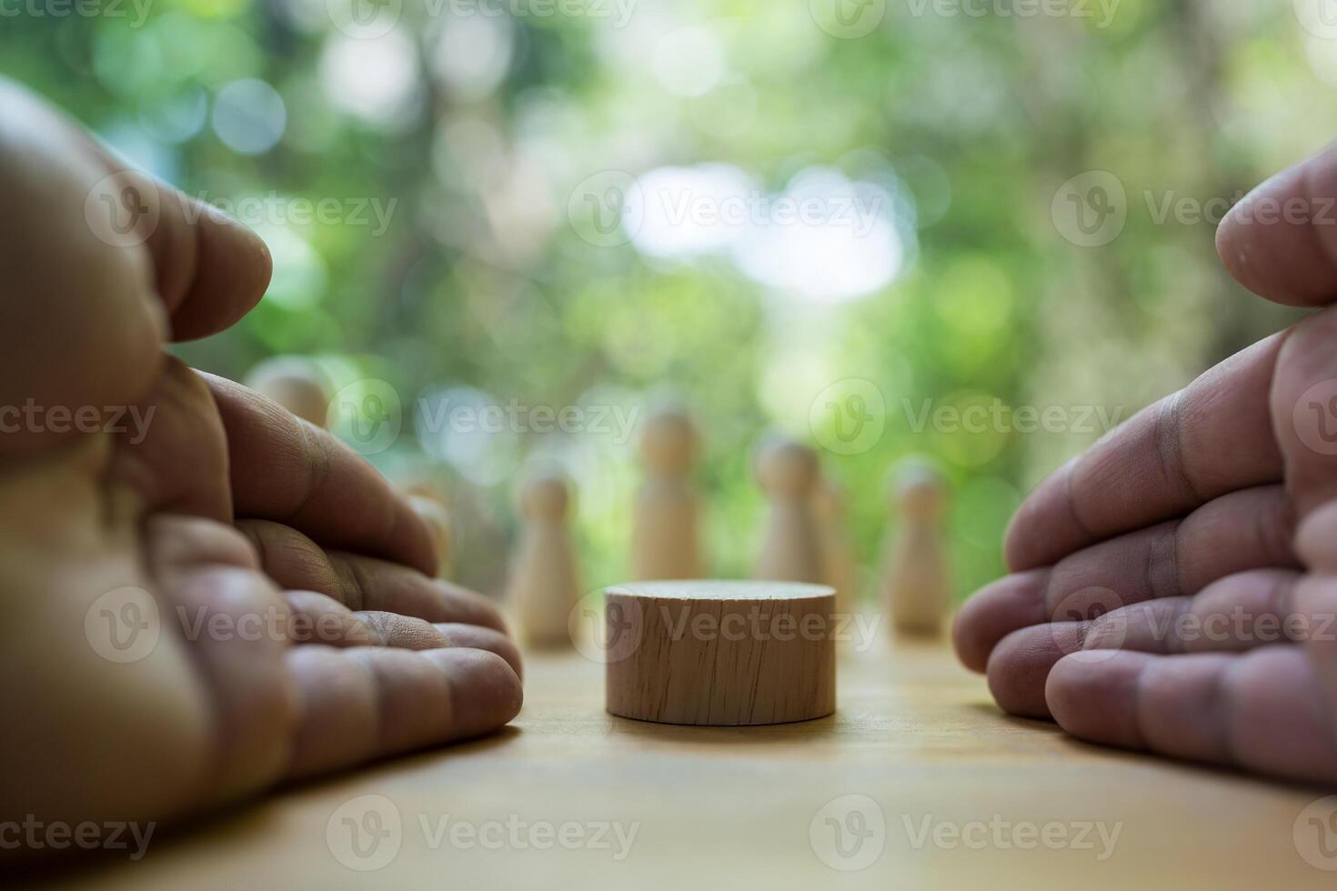 Select the leader or choose the best candidate for the vacant job. Headhunting, recruitment and HRM. photo