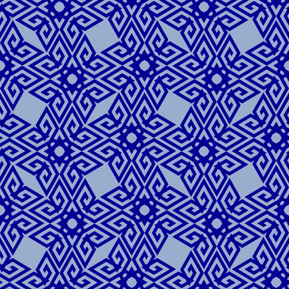 Seamless geometric pattern put together, fabric pattern seamless pattern blue. vector