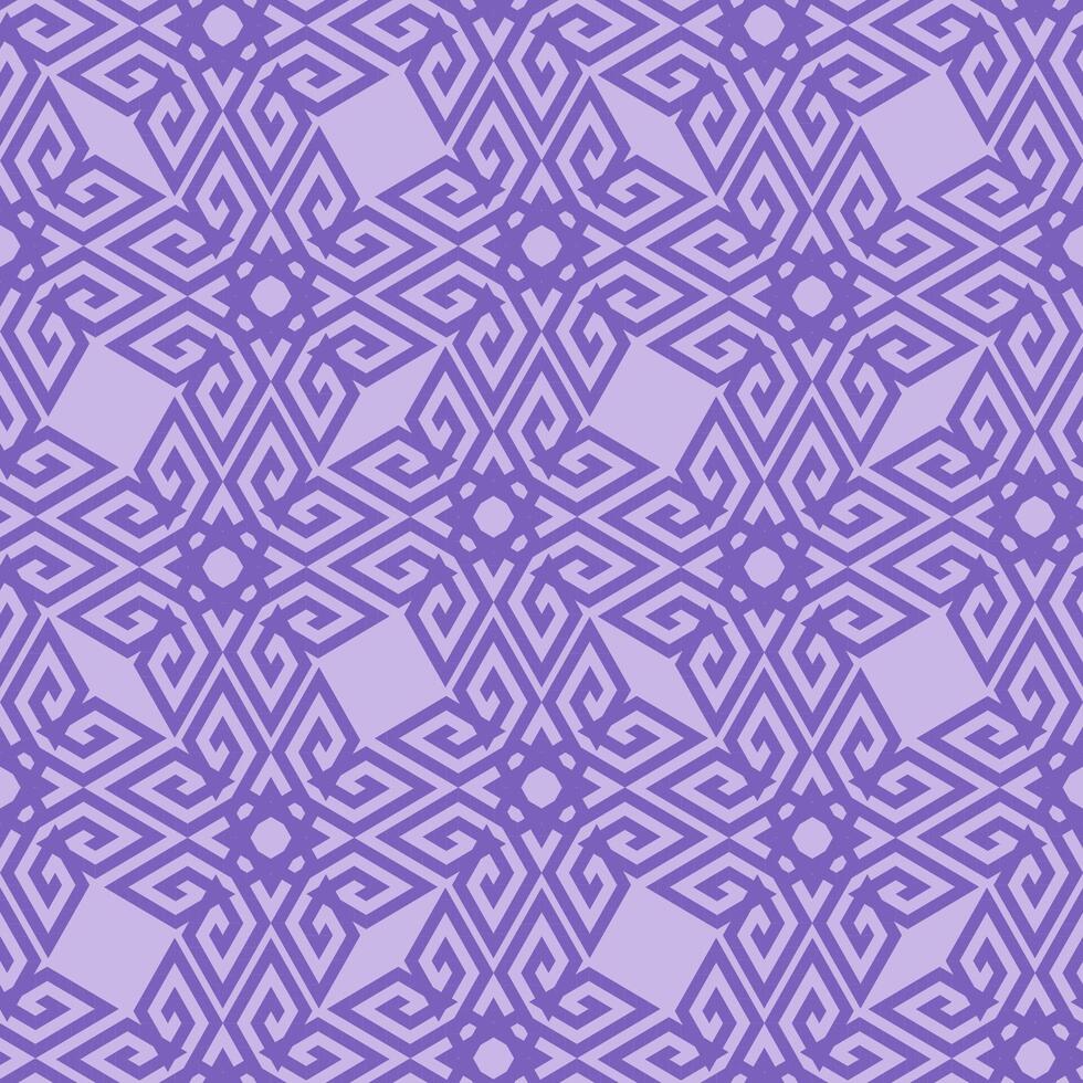 Seamless pattern, geometric pattern put together, purple seamless pattern fabric pattern. vector