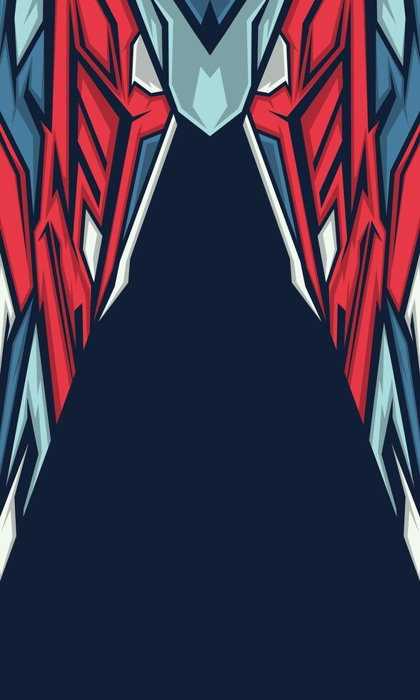 Racing style geometric abstract background. Sublimation printing jersey fabric template vector