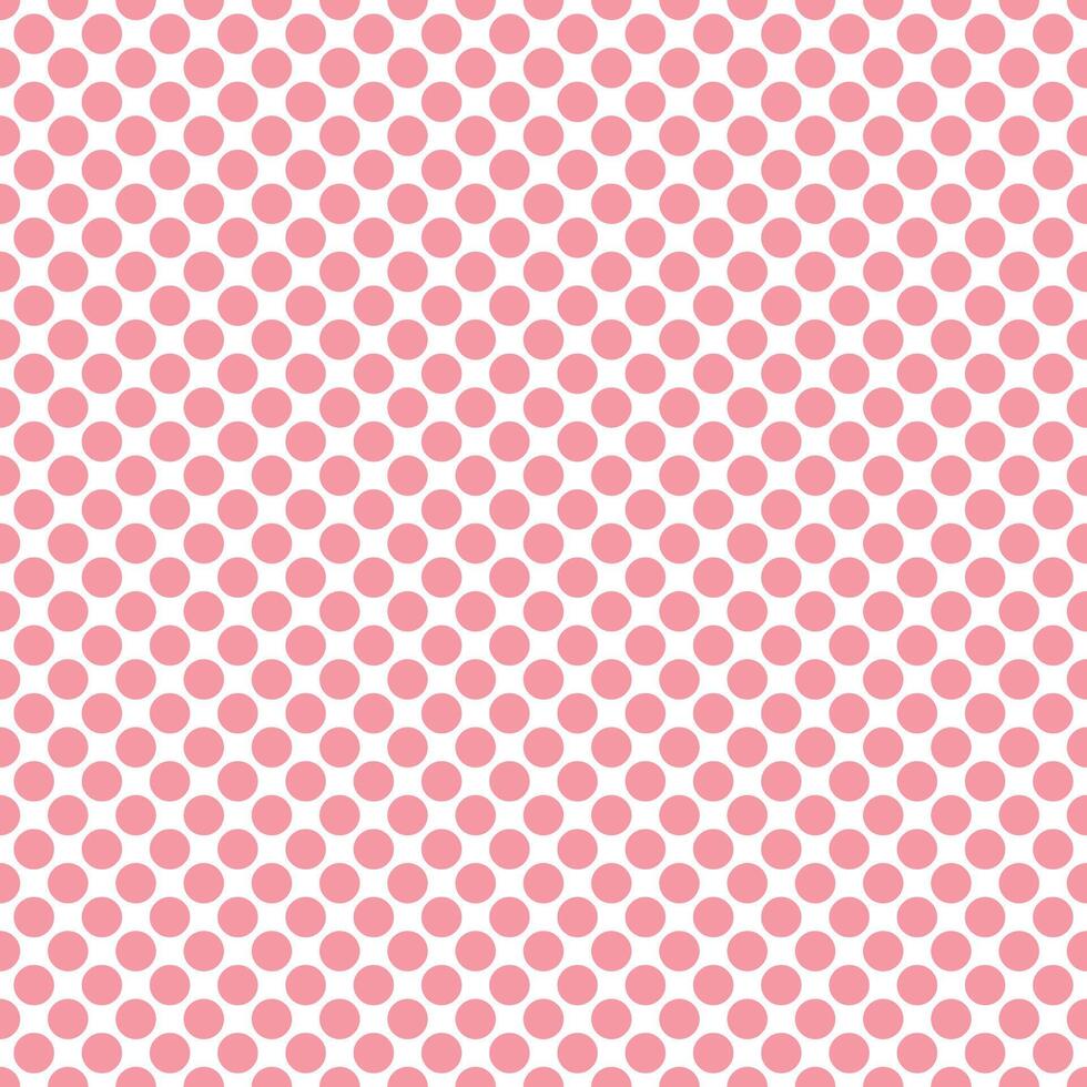 Seamless pattern polka dots pattern circle illustrator balance dot circle cute rose gold pink pastel color round polka dot wallpaper. vector