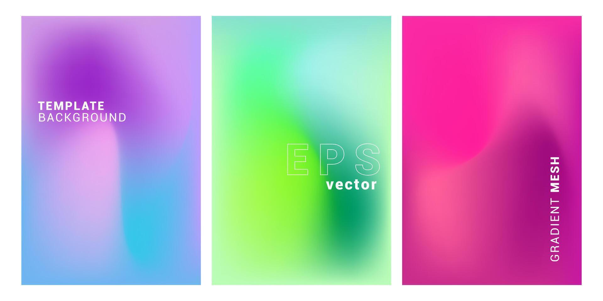 Soft blurred colorful gradient abstract background. fluid wave background Banner, poster, flayer, advertising template. vector