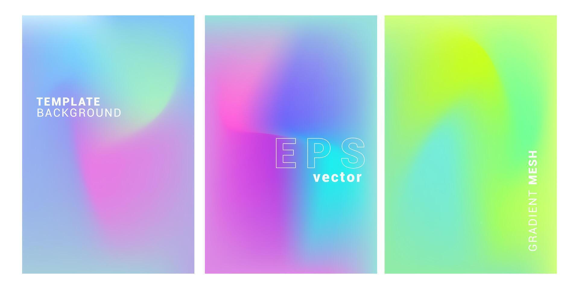 Soft blurred colorful gradient abstract background. fluid wave background Banner, poster, flayer, advertising template. vector