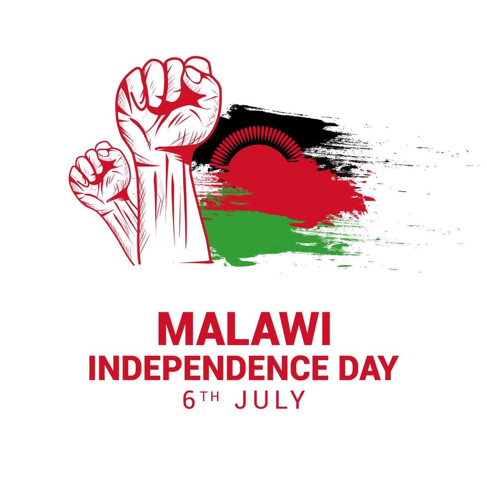 illustration of malawi independence day Celebrated every year on July 6. malawi national day banner poster vector