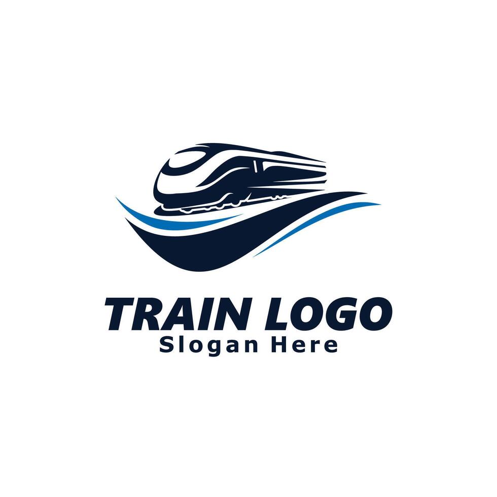 Train Logo Template Design Illustration vector