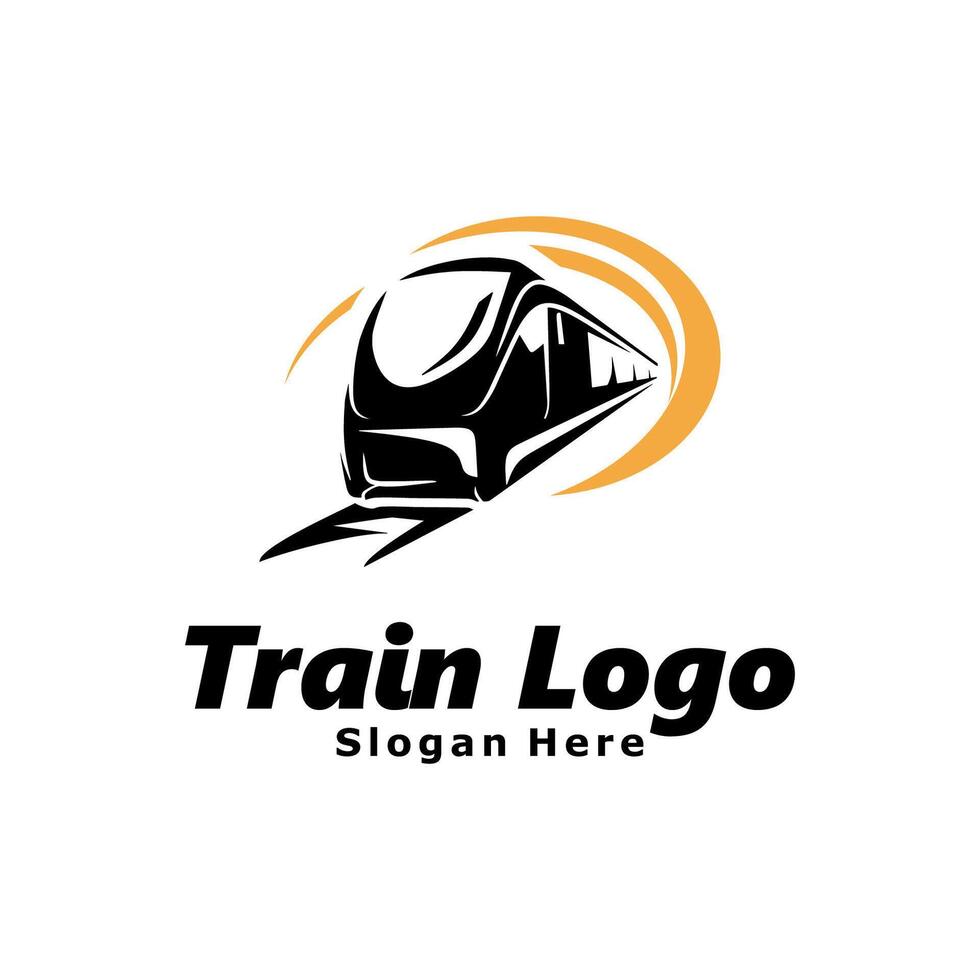 Train Logo Template Design Illustration vector