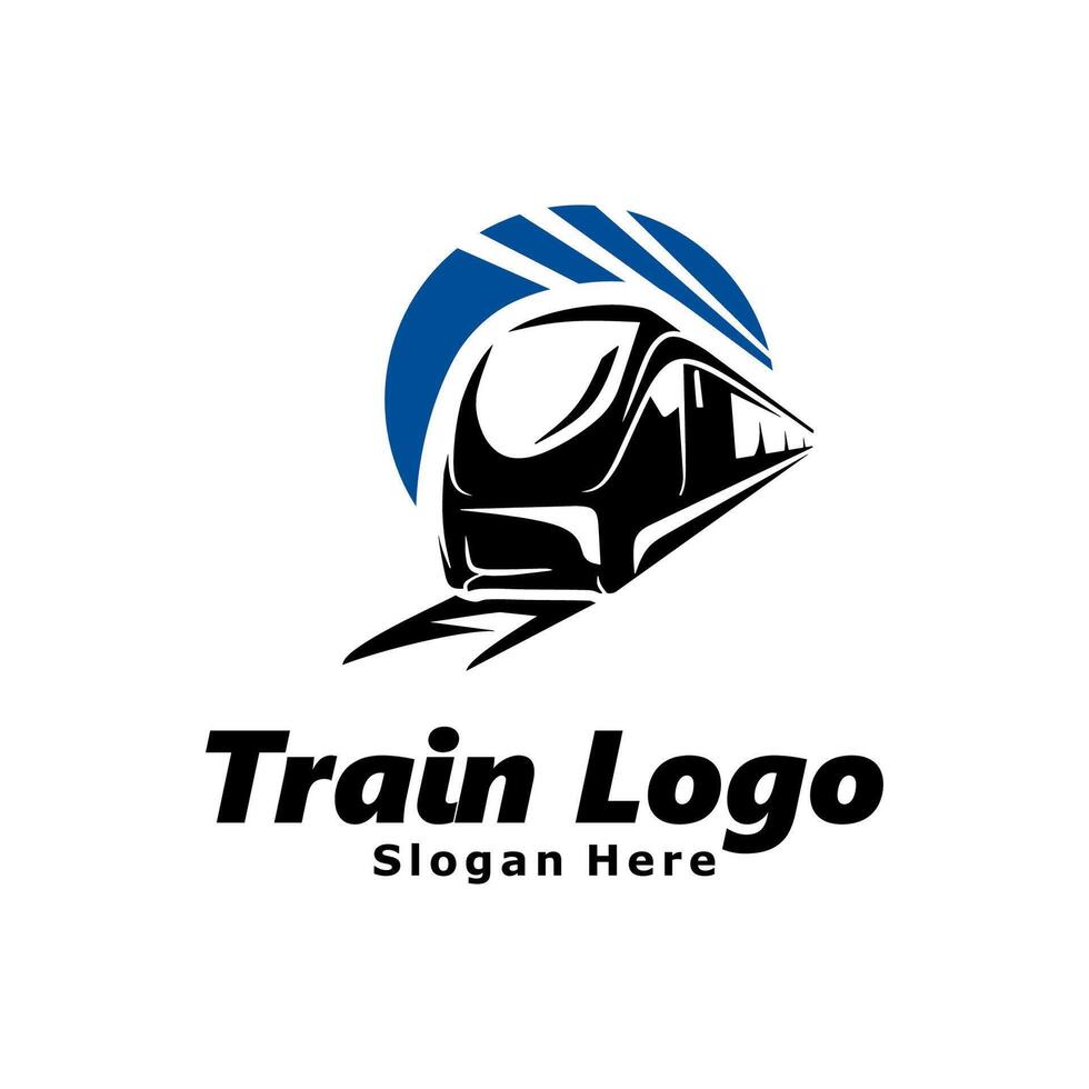 Train Logo Template Design Illustration vector