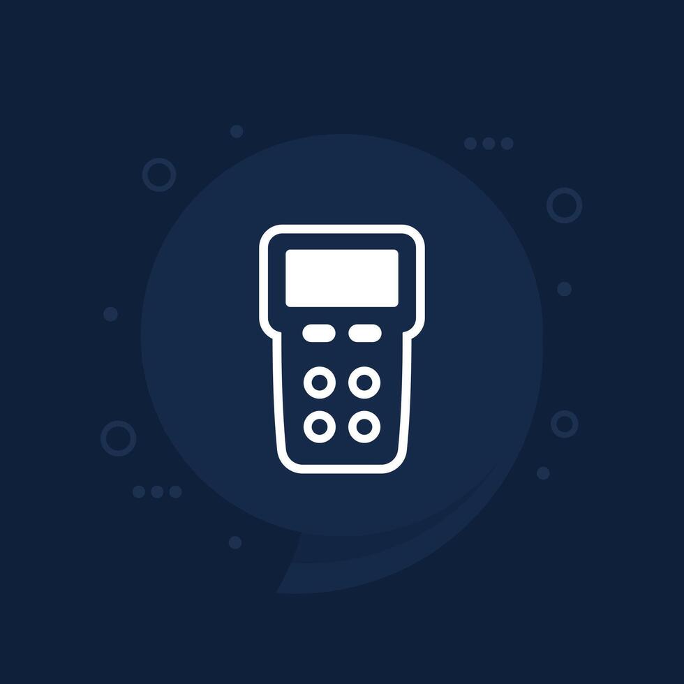 gas detector icon, pictogram vector