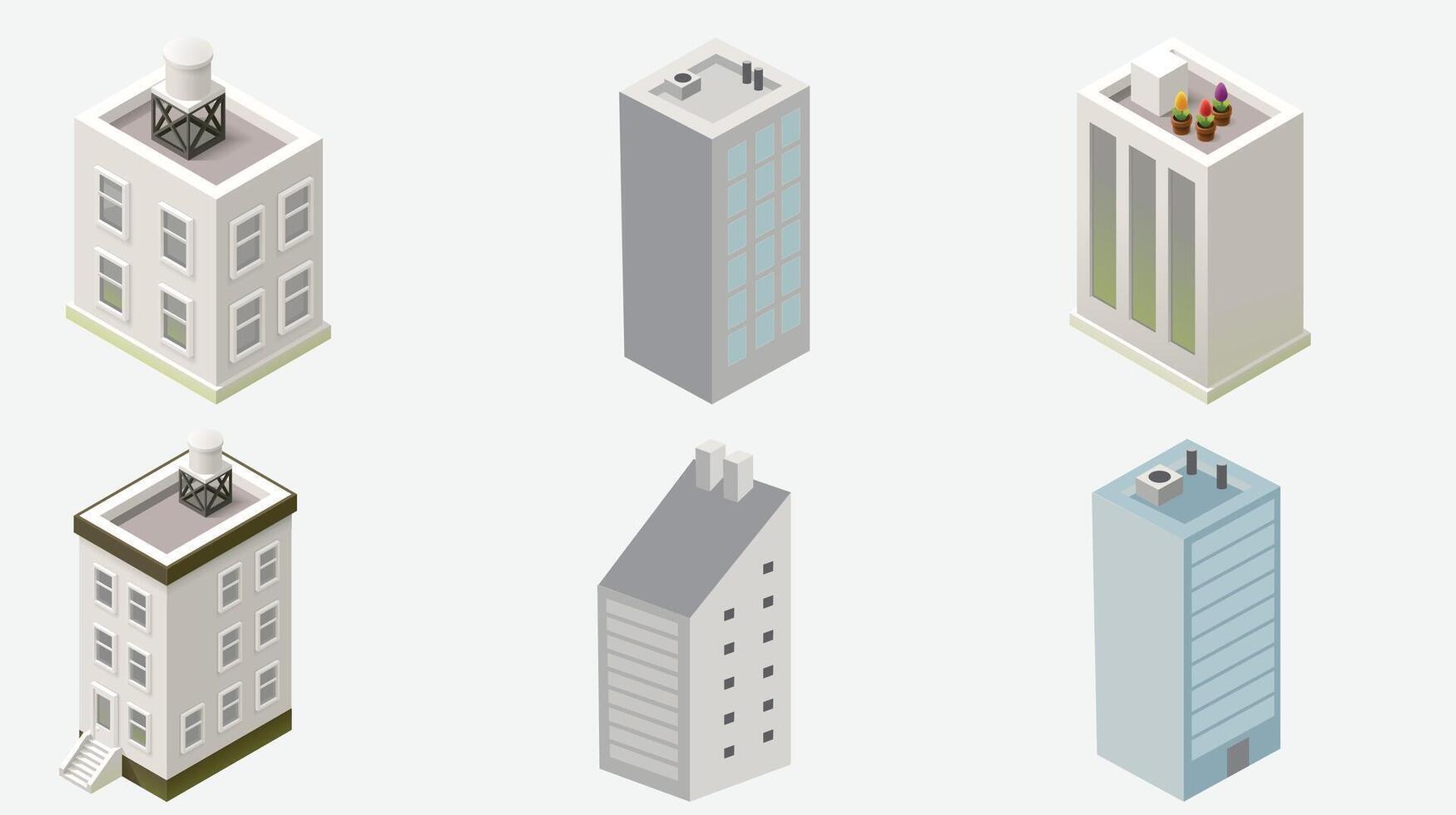 Building architecture design illustration vector