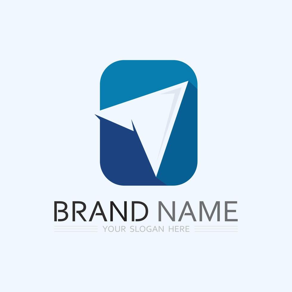 GPS and MAP logo navigator sign location symbol design illustration vector