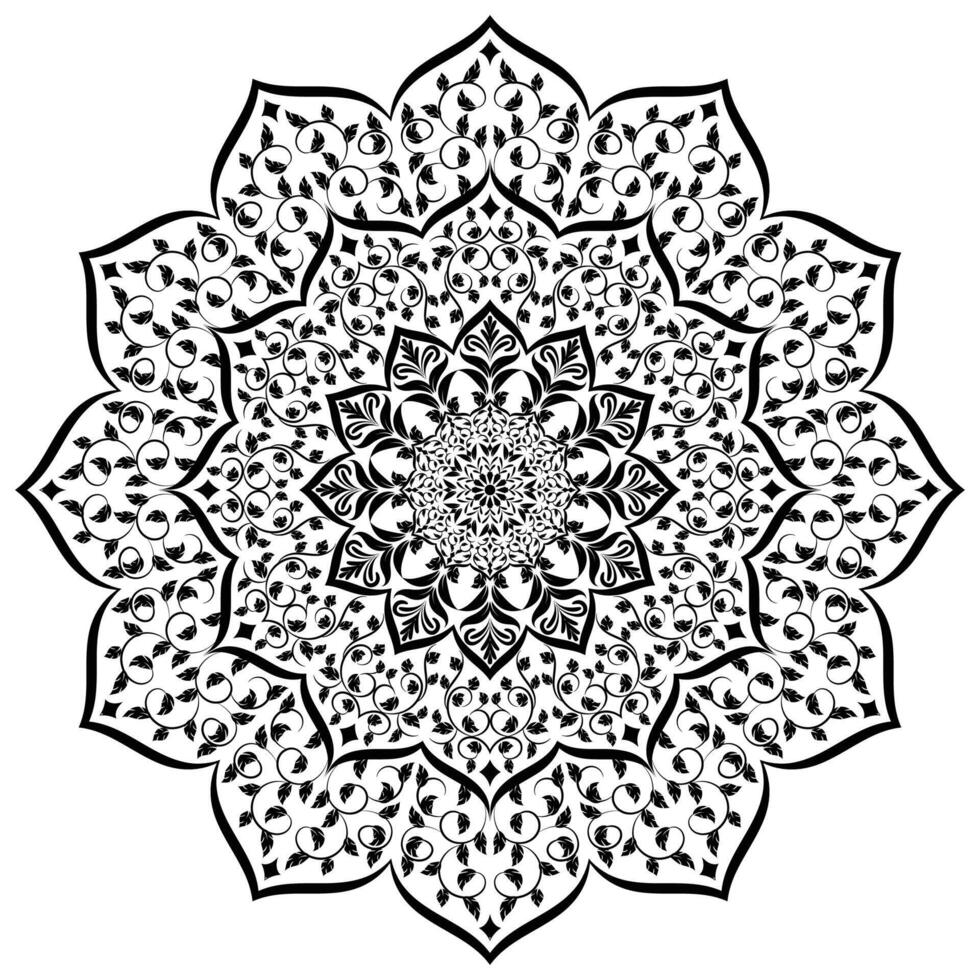 Luxury, Elegant and creative mandala pattern design vector