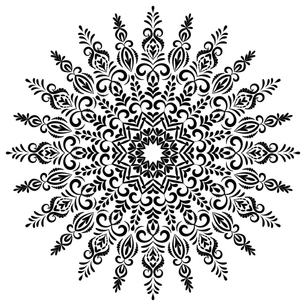 Luxury, Elegant and creative mandala pattern design vector