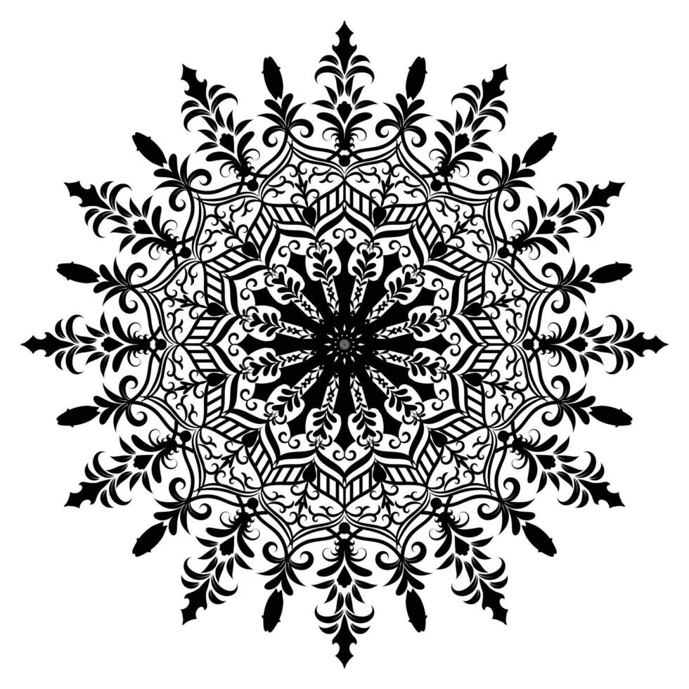 Luxury, Elegant and creative mandala pattern design vector