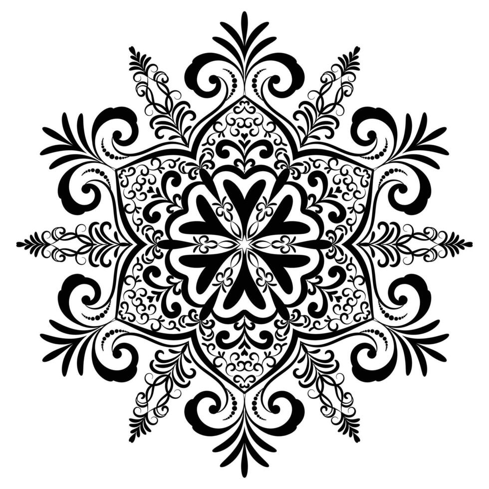 Luxury, Elegant and creative mandala pattern design vector