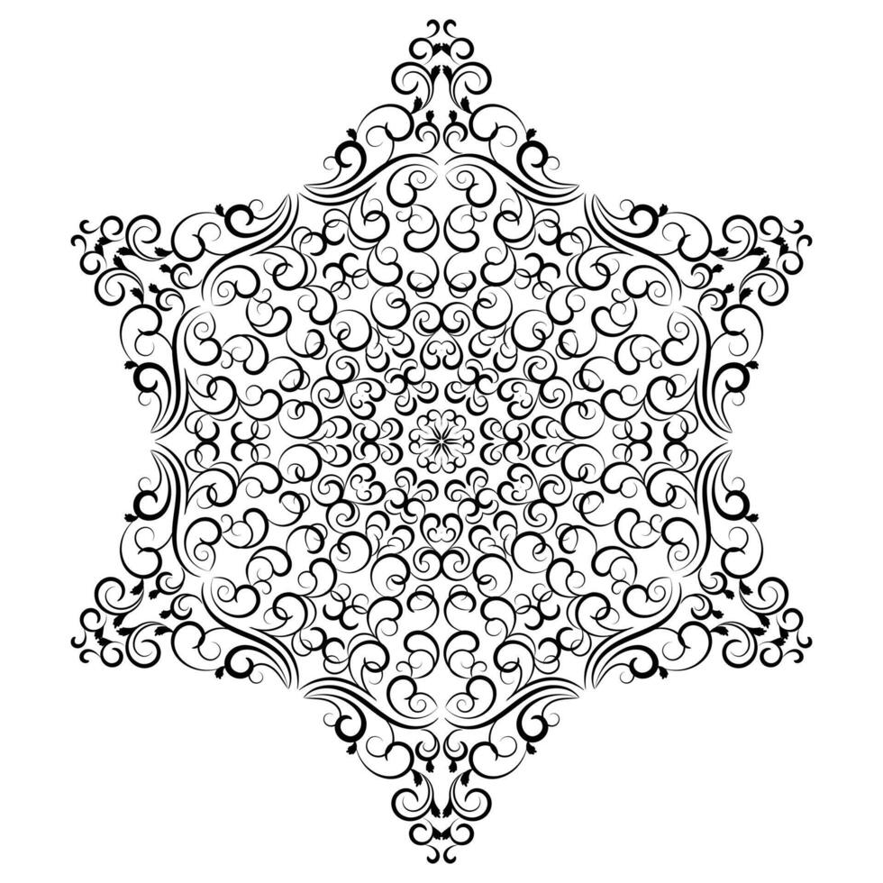 Luxury, Elegant and creative mandala pattern design vector