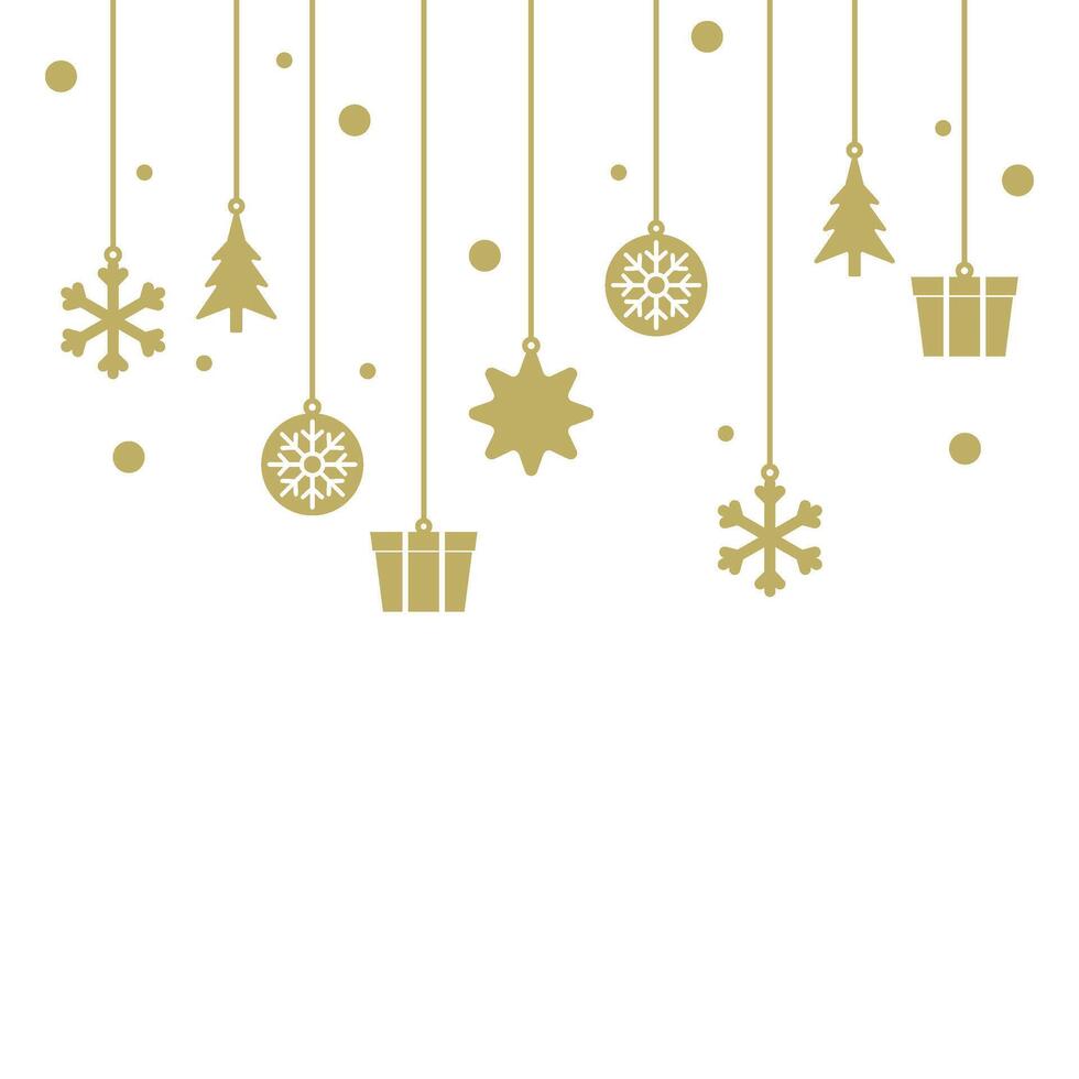 Christmas Header Decoration vector
