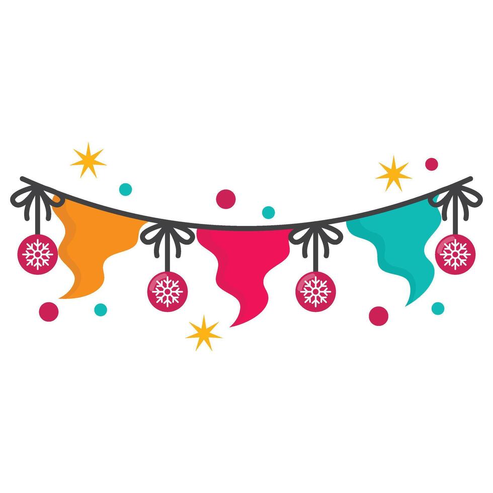 New Year Party Decoration vector