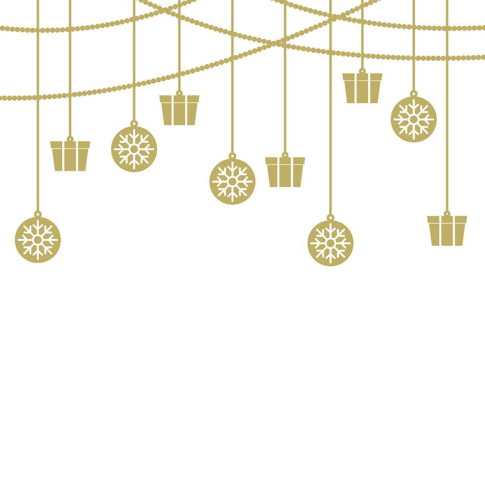 Christmas Header Decoration vector