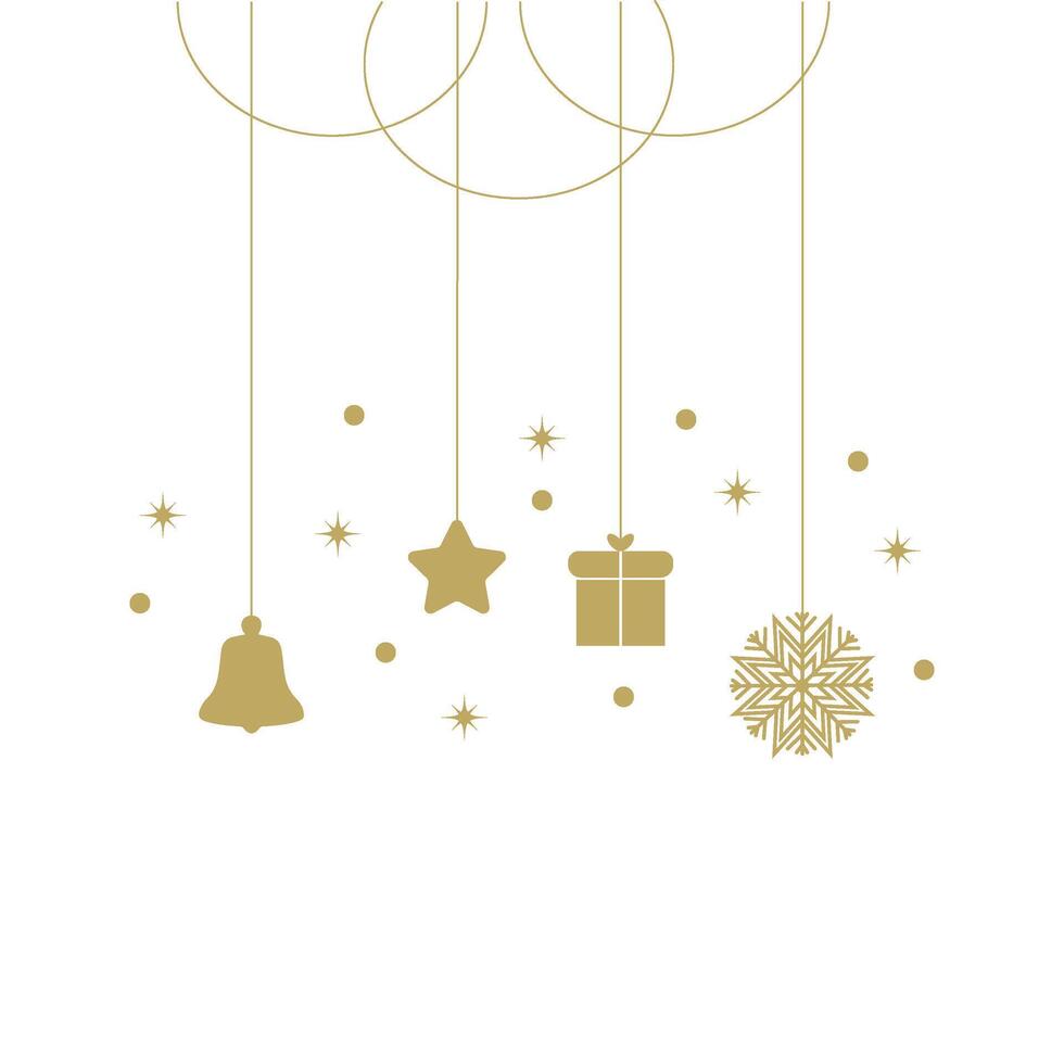 Christmas Header Decoration vector