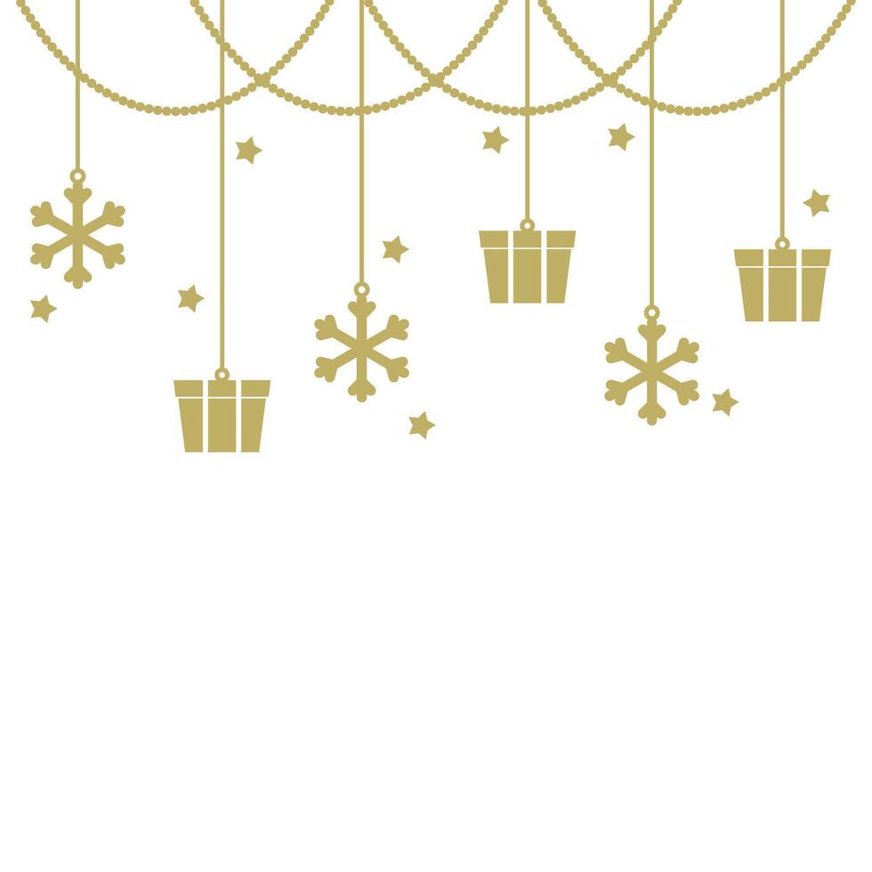 Christmas Header Decoration vector