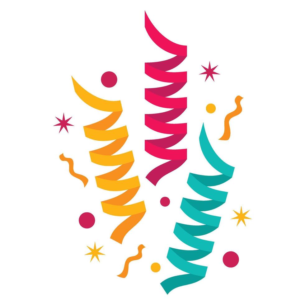 New Year Party Decoration vector