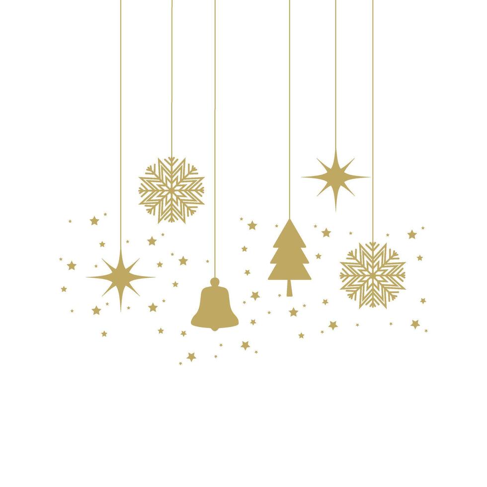 Christmas Header Decoration vector