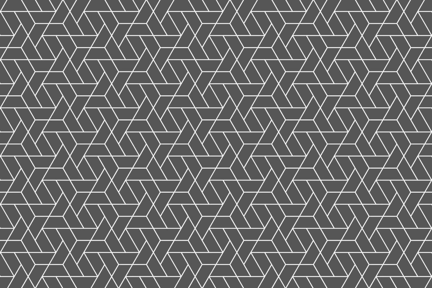 Grey linear hexagons geometric texture pattern art vector
