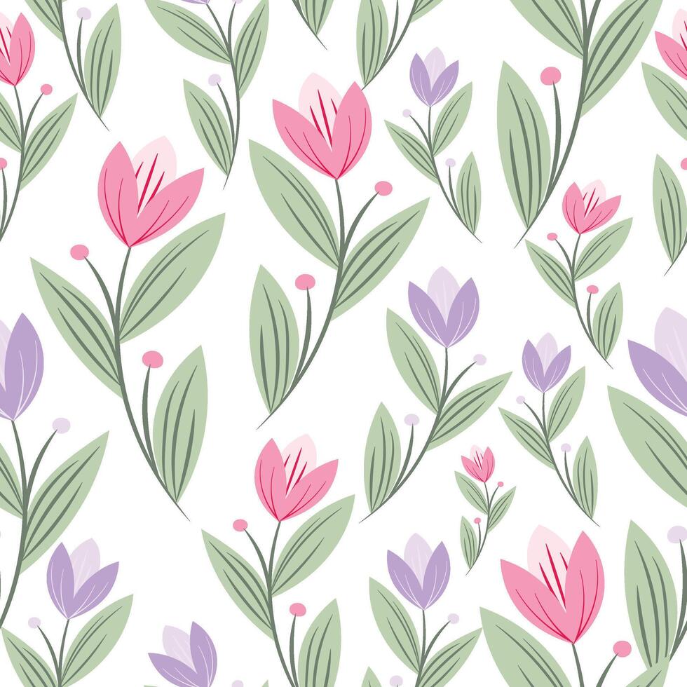 Abstract flower background design floral border frame vector