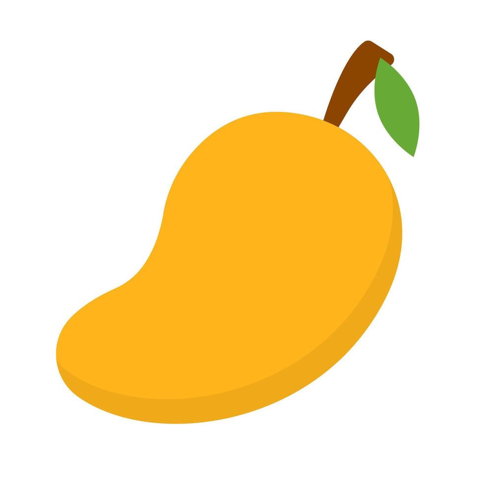 Simple mango icon. Fruit. vector