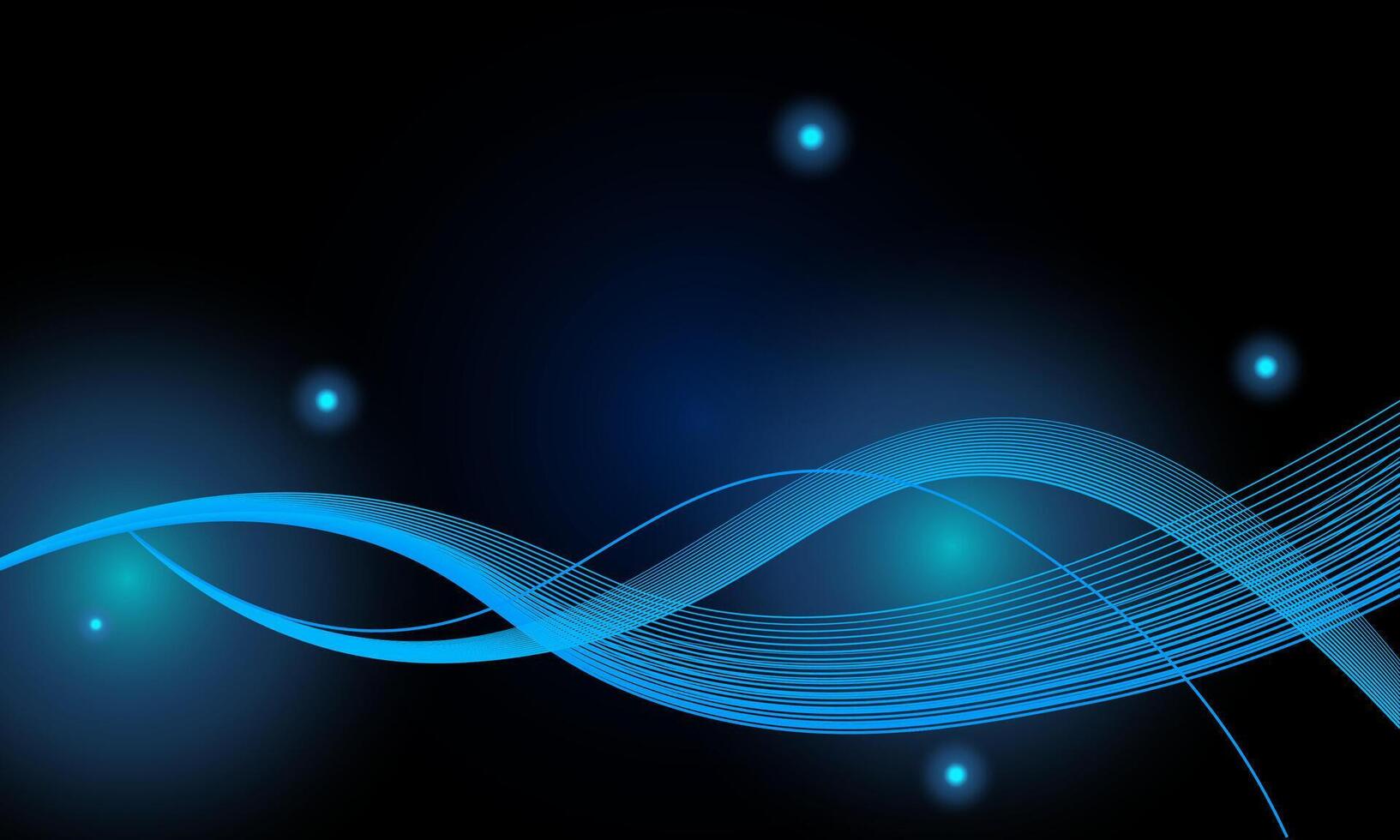 Abstract wave line background, with beautiful light effect vector