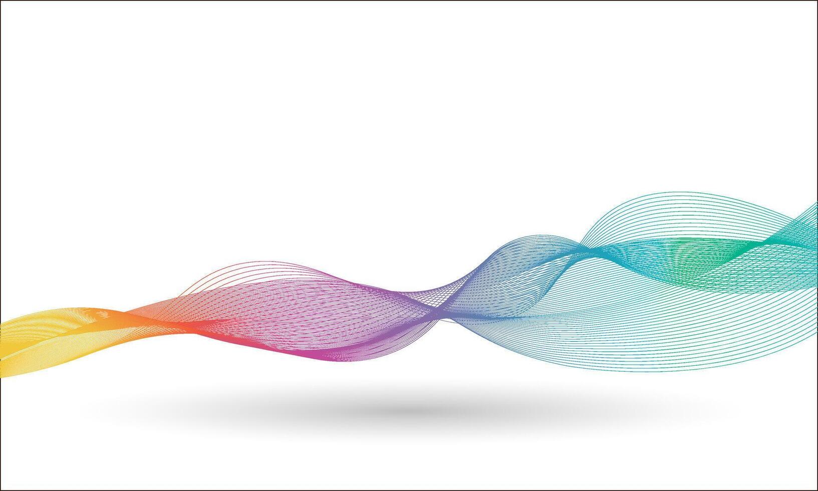 wavy line background with rainbow colors, suitable for backgrounds, presentations, wallpapers, covers, and others vector