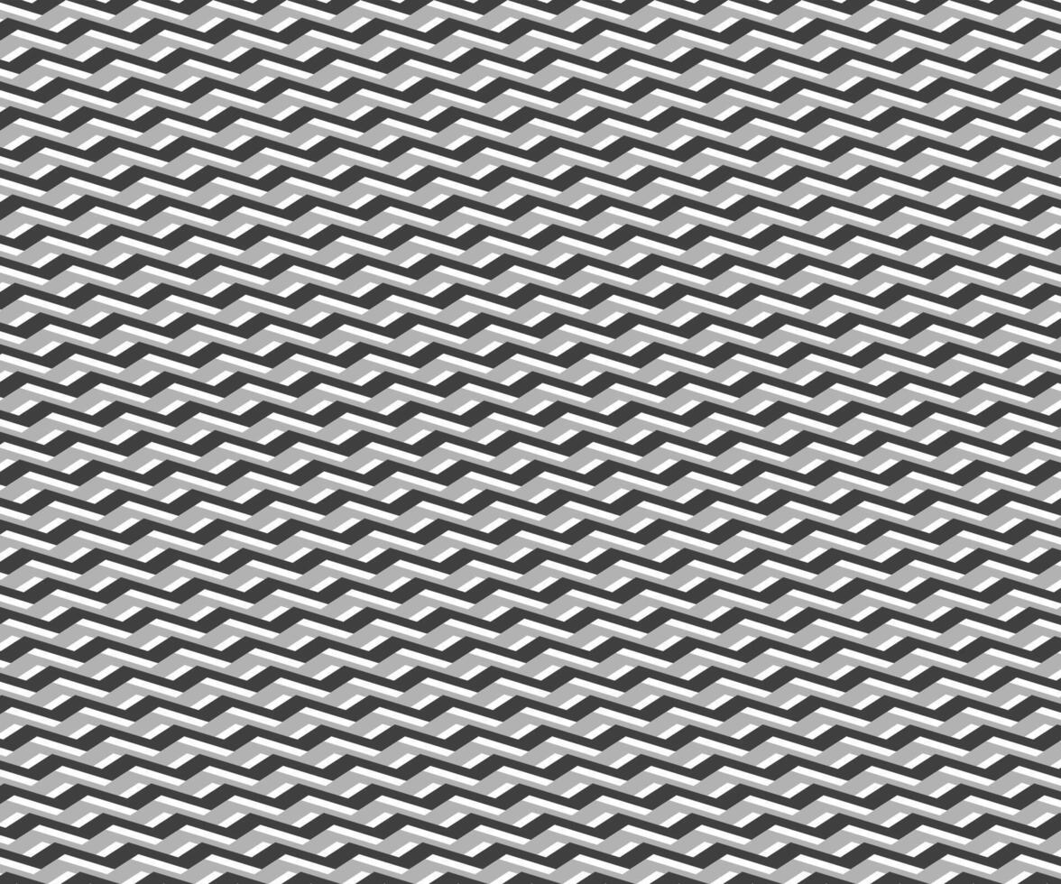 Wave, zigzag lines pattern. Black wavy line on white background. Texture - illustration vector