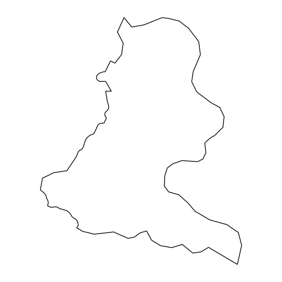 Chimbu Province map, administrative division of Papua New Guinea. illustration. vector