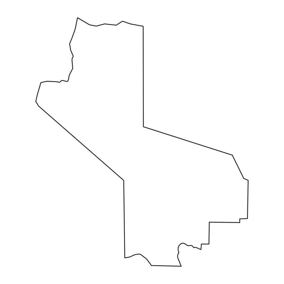 Hela Province map, administrative division of Papua New Guinea. illustration. vector
