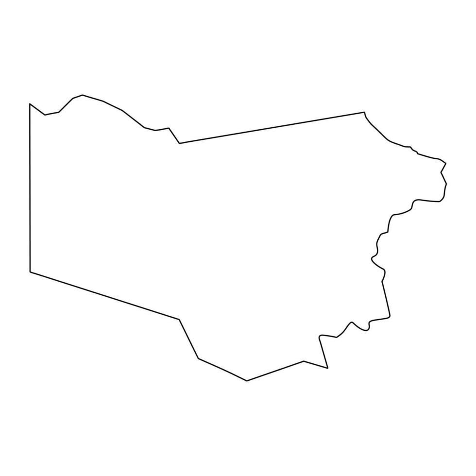 Enga Province map, administrative division of Papua New Guinea. illustration. vector