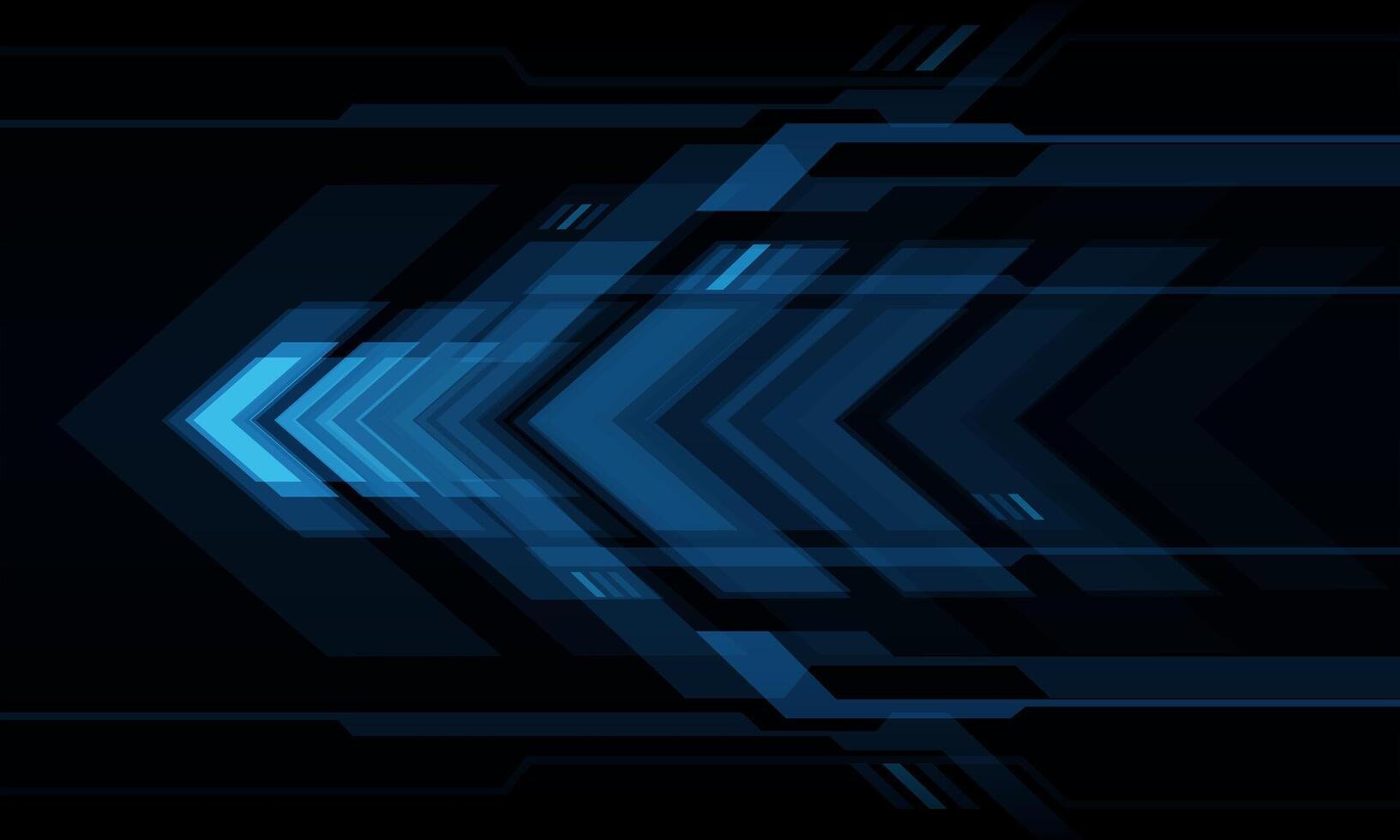 Abstract blue arrow speed technology dynamic geometric design modern futuristic creative vector