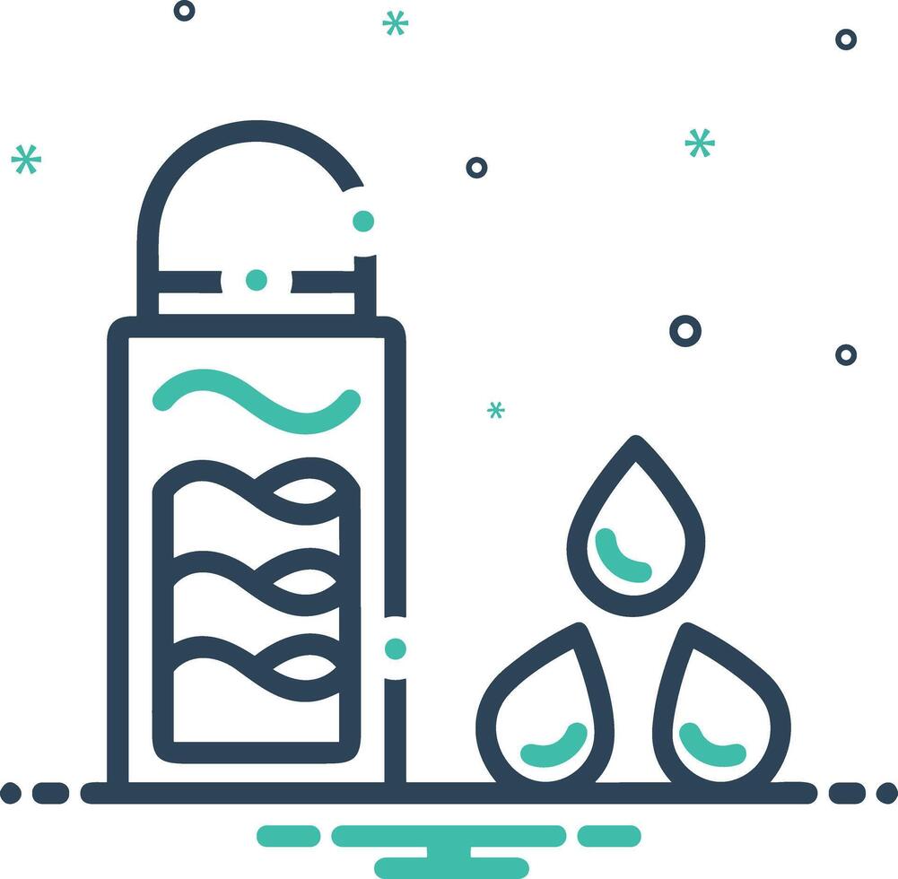 Bottle drink icon symbol image. Illustration of the drink water bottle glass design image vector