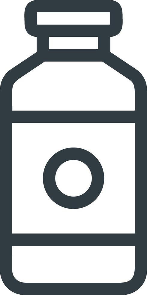 Bottle drink icon symbol image. Illustration of the drink water bottle glass design image vector