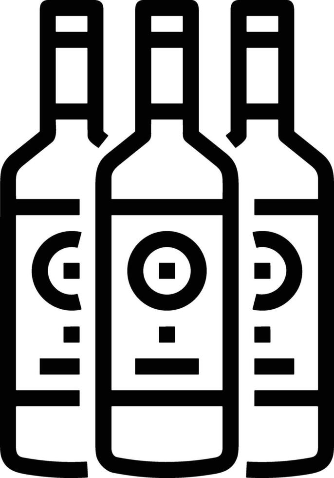 Bottle drink icon symbol image. Illustration of the drink water bottle glass design image vector