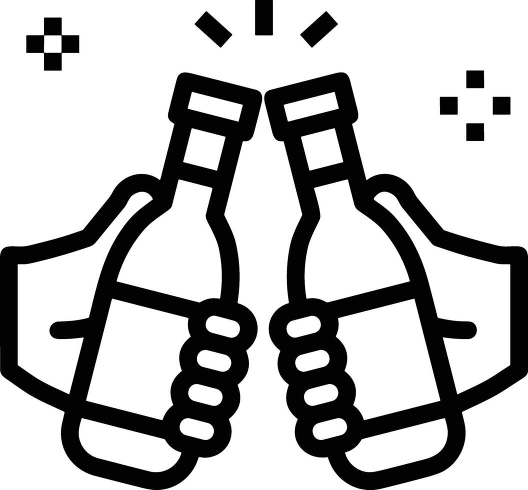 Bottle drink icon symbol image. Illustration of the drink water bottle glass design image vector