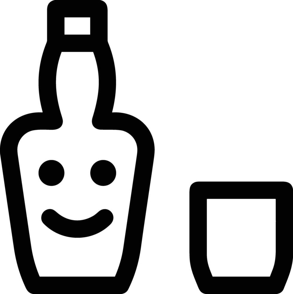 Bottle drink icon symbol image. Illustration of the drink water bottle glass design image vector