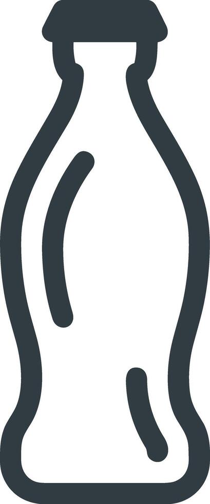 Bottle drink icon symbol image. Illustration of the drink water bottle glass design image vector
