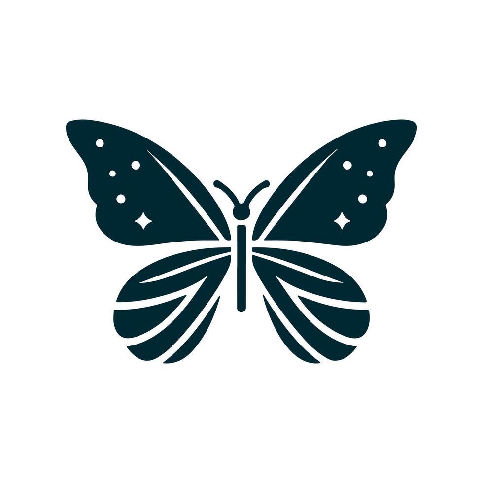 a logo design of a poisonous butterfly of pollution, minimalistic and simplistic, EPS format vector