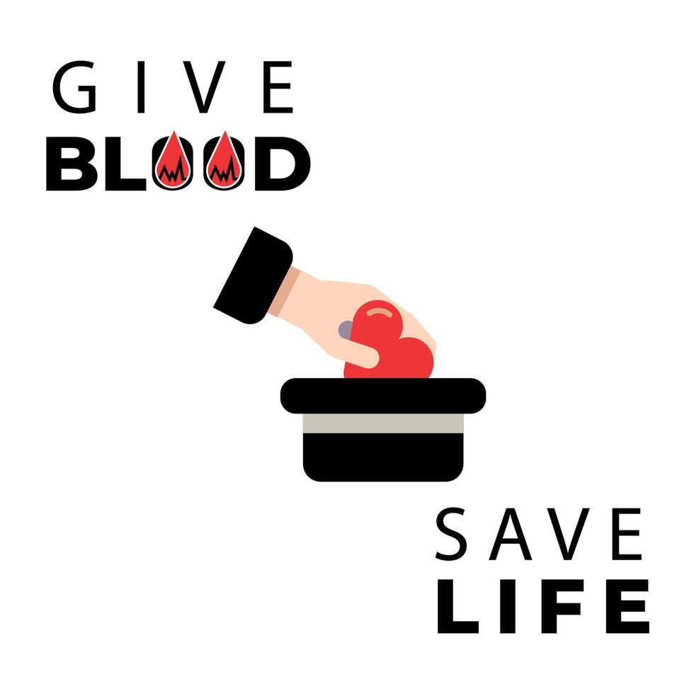 Give blood background Template, World donor day set of posters or invitations, medical design with 3d paper cut shapes and red drop. Illustration. Place for text. Blood Donation Lifesaving vector
