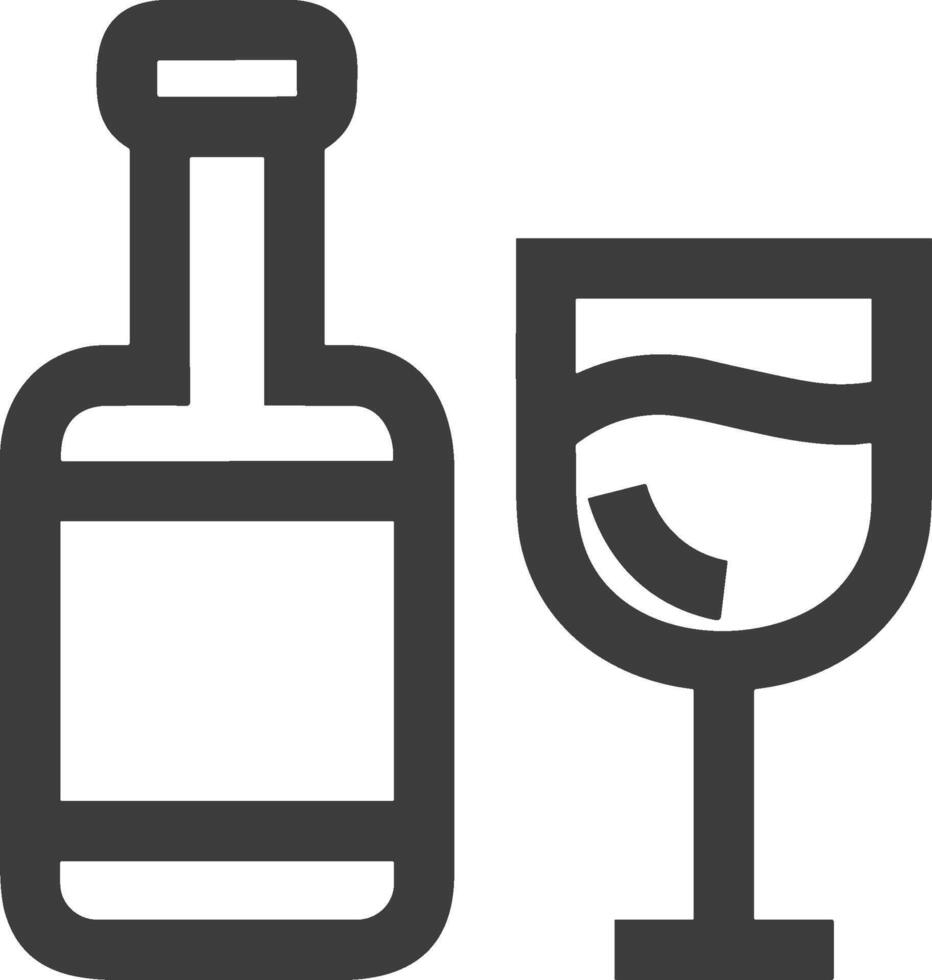 Bottle drink icon symbol image. Illustration of the drink water bottle glass design image vector