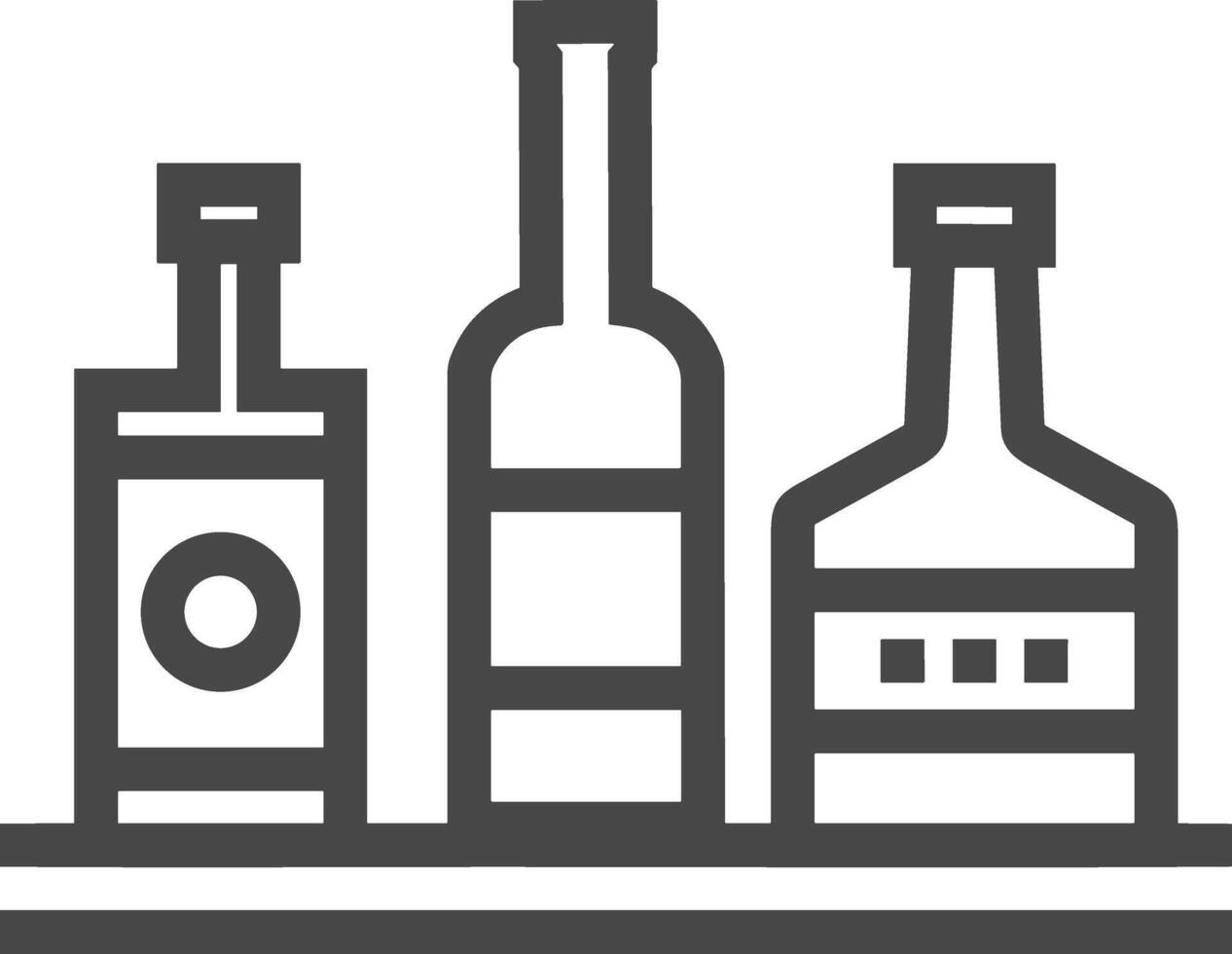 Bottle drink icon symbol image. Illustration of the drink water bottle glass design image vector
