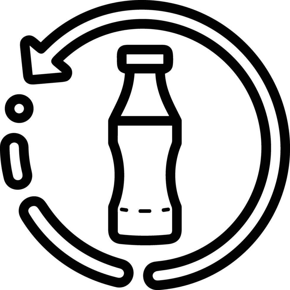 Bottle drink icon symbol image. Illustration of the drink water bottle glass design image vector
