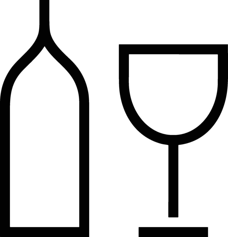 Bottle drink icon symbol image. Illustration of the drink water bottle glass design image vector
